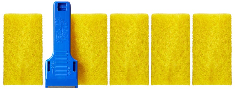 Cerama Bryte Ceramic Cooktop Cleaner (28 oz), Scraper and 5 Cleaning Pads Combo Kit - Image 3
